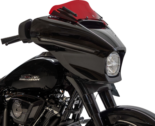 Klock Werks Kolor Flare 6.5" Red Windshield fits 2023-2025 Harley Street Glide