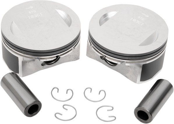 Drag Specialties 103" Twin Cam Aluminum Piston Kit fits Harley 07-17 Dyna FLHT