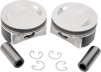 Drag Specialties 103" Twin Cam Aluminum Piston Kit fits Harley 07-17 Dyna FLHT
