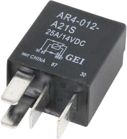 Drag Specialties Motorcycle 12V Micro Starter Relay fits 2000-2011 Harley Models