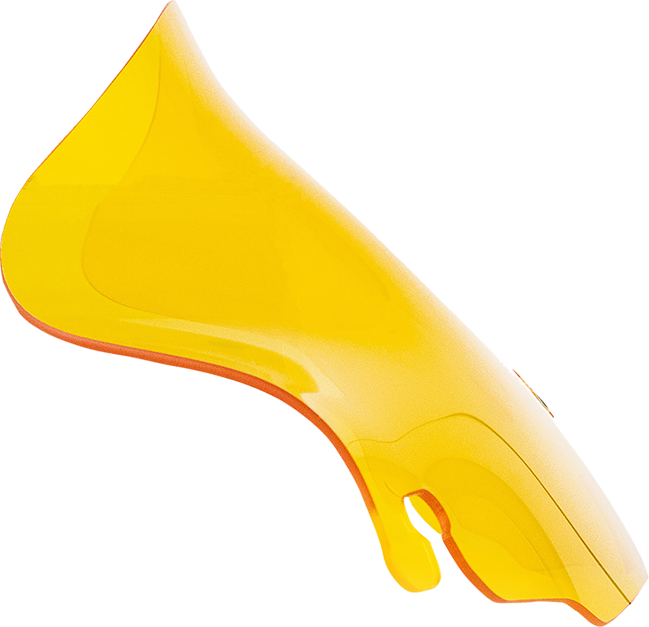 Klock Werks 6.5" Yellow Flare Windshield fits 1996-2013 Harley Touring Batwing