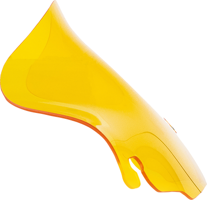 Klock Werks 6.5" Yellow Flare Windshield fits 1996-2013 Harley Touring Batwing