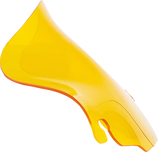 Klock Werks 6.5" Yellow Flare Windshield fits 1996-2013 Harley Touring Batwing