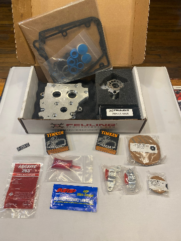 Feuling OE+ Hydraulic Cam Chain Tensioner Conversion Kit 2001-06 Harley FL FX