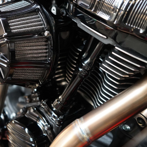 Arlen Ness 10 Gauge Engine Pushrod Tubes 2017-2026 Harley Softail Touring FXDR