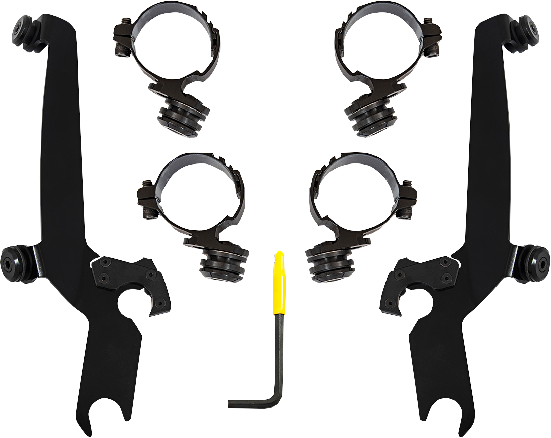 Memphis Shades Black Trigger Lock Mounting Kit 2020-2022 Honda CMX Rebel 1100