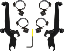 Memphis Shades Black Trigger Lock Mounting Kit 2020-2022 Honda CMX Rebel 1100