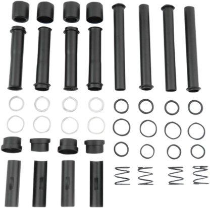 Drag Specialties Satin Black Pushrod Cover Kit fits 1986-2003 Harley Sportster