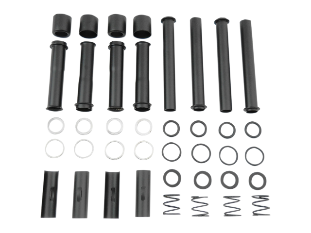 Drag Specialties Satin Black Pushrod Tube Kit 2004-22 Harley Sportster 883 1200