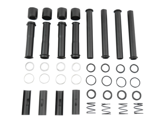Drag Specialties Satin Black Pushrod Tube Kit 2004-22 Harley Sportster 883 1200