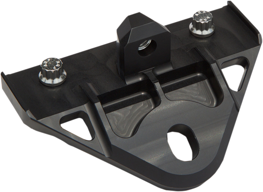 Alloy Art Black Front Motor Mount Plate 1982-2006 Harley Low Rider FXR FXRS FXRC