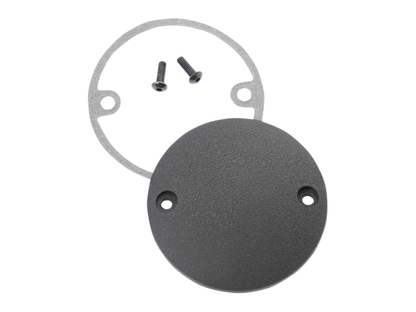 Drag Specialties Black 2 Hole Points Cover 1970-22 Harley  FX FL FXD FLH FXR XLH