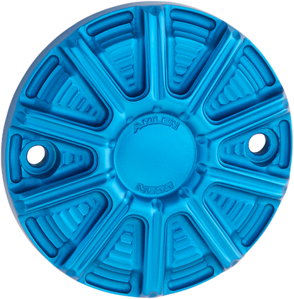 Arlen Ness Blue 10 Gauge Timing / Points Cover 2017-25 Harley Touring Softail