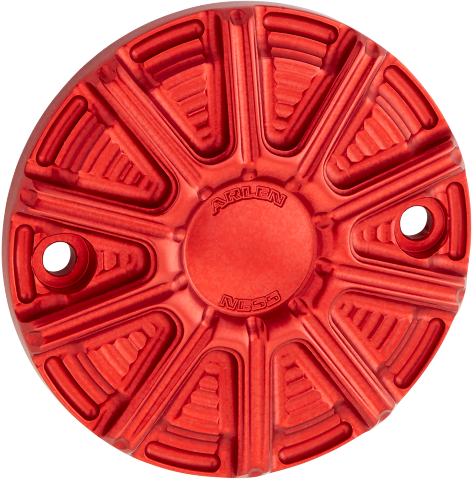 Arlen Ness Red 10 Gauge 2 Hole Points Cover 2018-24 Harley Touring Softail FXDR