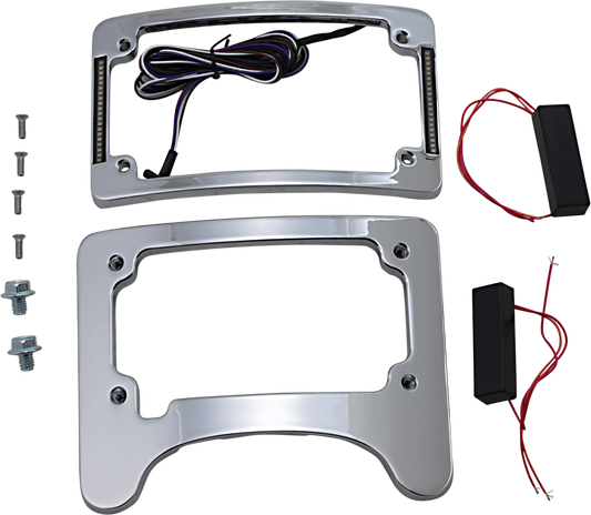 Custom Dynamics Chrome Turn Signal Eliminator Kit for 1997-2024 Harley Touring
