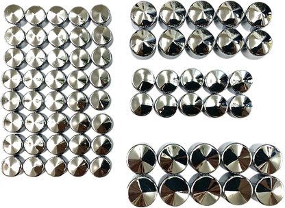 Drag Specialties Black Engine Bolt Cover Kit 2017-2024 Harley Touring Softail M8