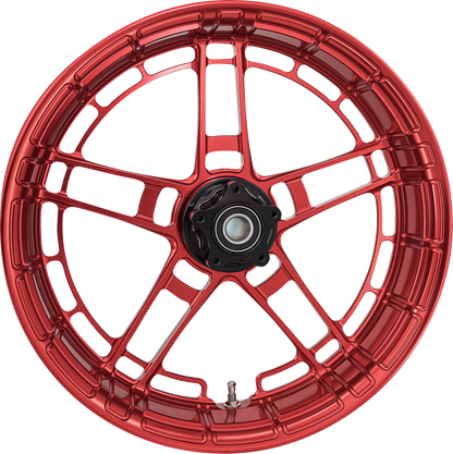 Arlen Ness Flatline Red 18" x 5.5" Rear Motorcycle Wheel for Harley Davidson