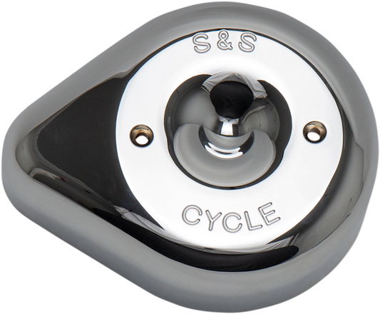 S&S Chrome Aluminum Teardrop Stealth Carburetor Air Filter Cleaner Cover Harley