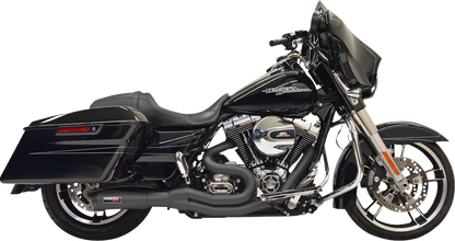 Bassani Road Rage II Black 2-1 Exhaust System for 1995-2006 Harley Touring 1F61B
