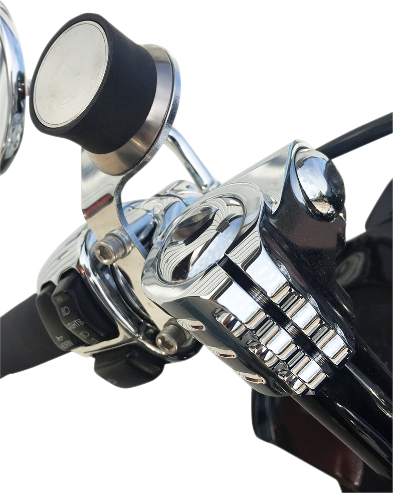 Klock Werks iOmounts Handlebar Phone Left Side Switch Mount Kit 1996-2023 Harley