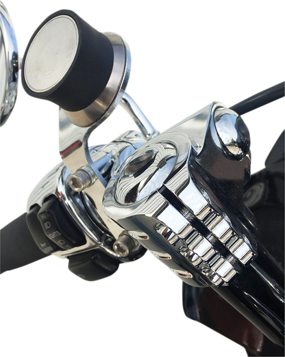 Klock Werks iOmounts Handlebar Phone Left Side Switch Mount Kit 1996-2023 Harley