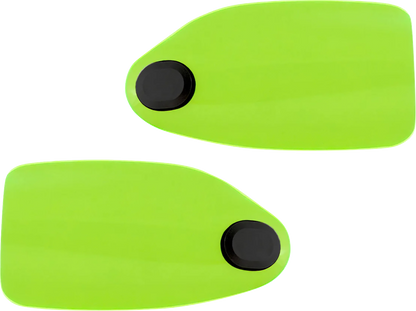 Klock Werks Flare Green Ice Hand Guards for 2002-2025 Harley Hydraulic Clutch
