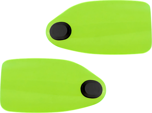 Klock Werks Flare Green Ice Hand Guards for 2002-2025 Harley Hydraulic Clutch