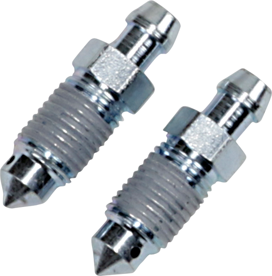 Goodridge 3/8"-24 Motorcycle Brake Bleeder Screws 1977-2017 Harley Davidson