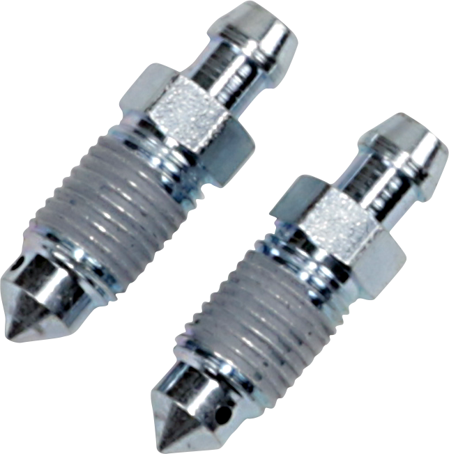 Goodridge 3/8"-24 Motorcycle Brake Bleeder Screws 1977-2017 Harley Davidson