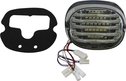 Custom Dynamics Red LED Integrated Turn Signal Taillight 1999-24 Harley Davidson