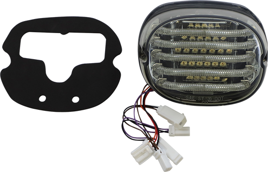 Custom Dynamics Red LED Integrated Turn Signal Taillight 1999-24 Harley Davidson