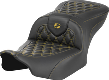 Saddlemen Roadsofa Gold Carbon Lattice Gel Seat for 2023-2026 Harley Touring