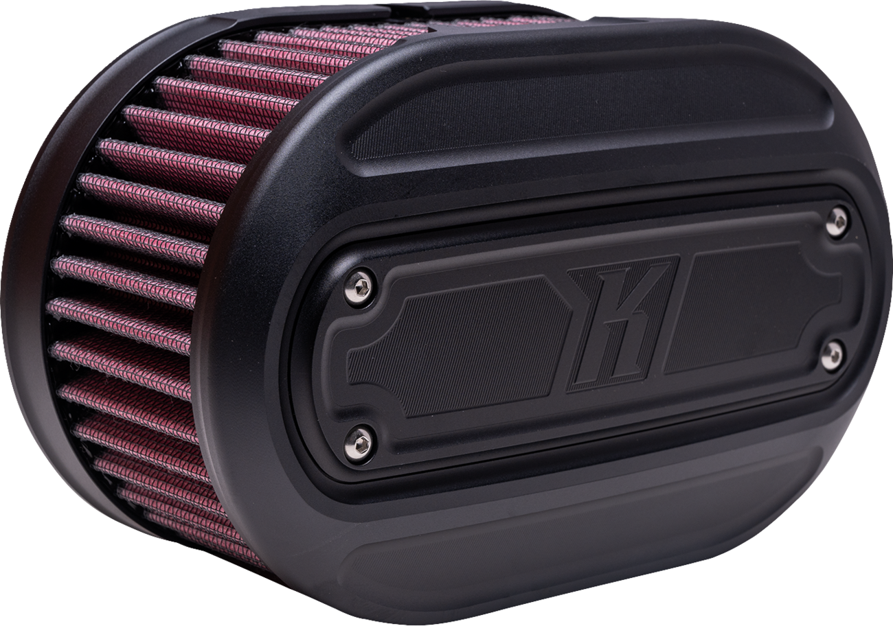 Kodlin USA Black Oval Air Cleaner Filter Kit for 2023-2024 Harley Touring
