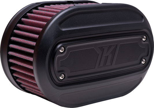 Kodlin USA Black Oval Air Cleaner Filter Kit for 2023-2024 Harley Touring