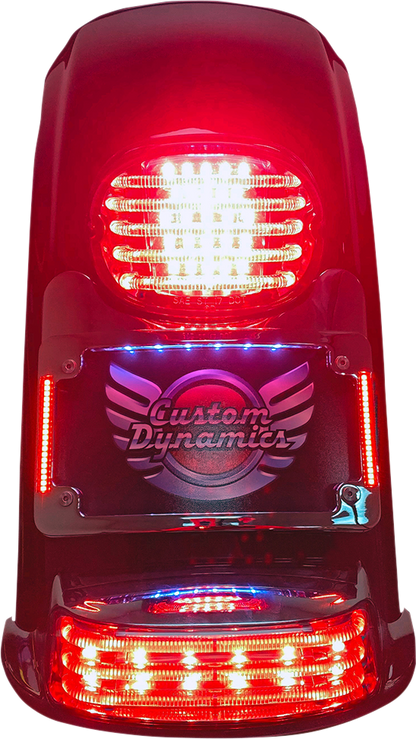 Custom Dynamics License Plate Turn Signal Eliminator Kit 1997-24 Harley Touring