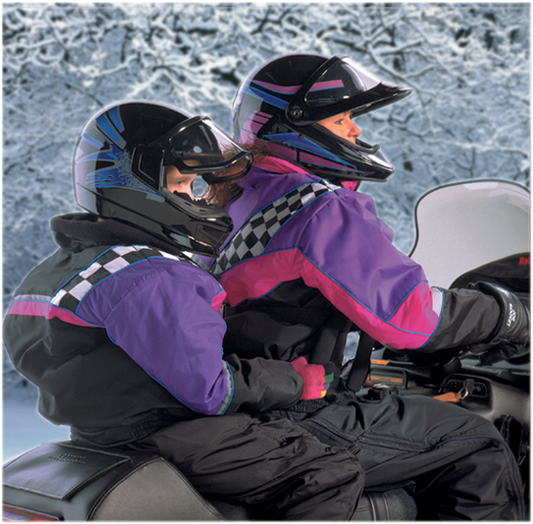 Powermadd Black Snowmobile ATV Off Road Passenger Hold Tight Riding Handles