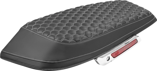 Saddlemen White Carbon Honeycomb Saddlebag Lid Covers for 2023-26 Harley Touring