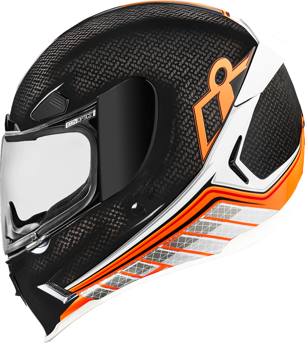 Icon Airframe Pro Red Hyperstrike Carbon Full Face Adult Motorcycle Helmet