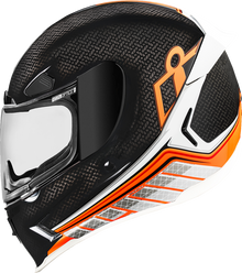 Icon Airframe Pro Red Hyperstrike Carbon Full Face Adult Motorcycle Helmet