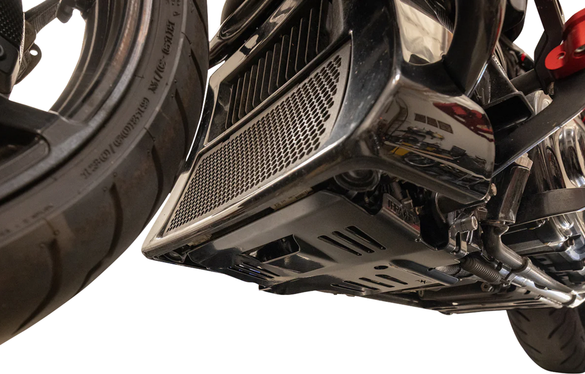 Thrashin Black Steel Skid Plate fits 2023-26 Harley Street Road Glide TSC-3037-1