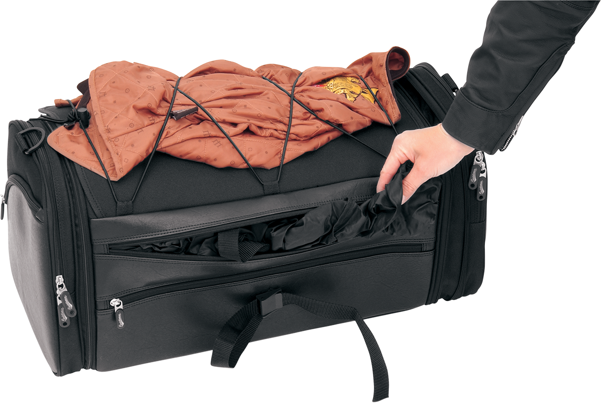 Saddlemen Deluxe Rear Universal Motorcycle Tour Pak Rack Luggage Bag Harley