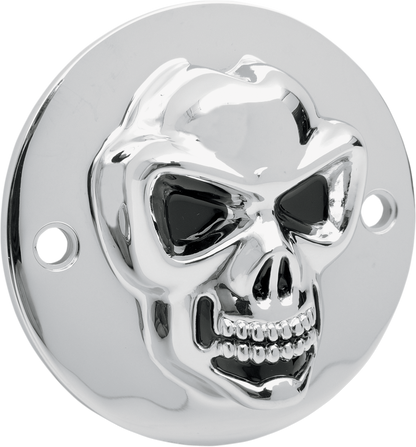 Drag Specialties Skull Points Timing Cover 1970-2022 Harley Dyna Sportster