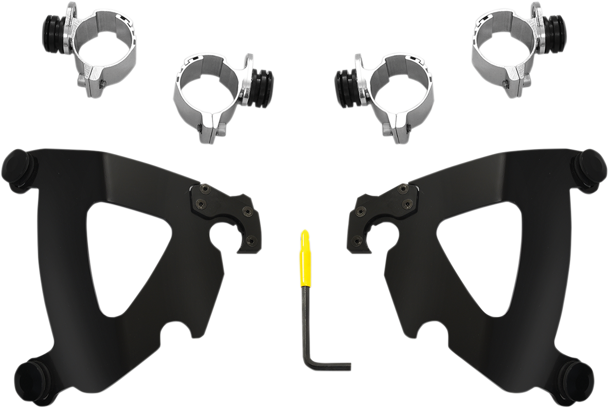 Memphis Shades Road Warrior Fairing & Mount Kit for 80-13 Harley Softail FXST