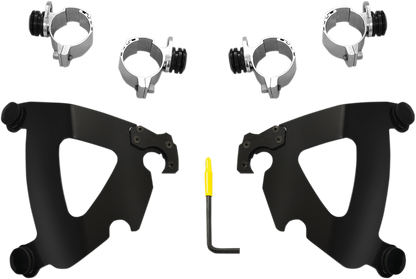 Memphis Shades Road Warrior Fairing & Mount Kit for 80-13 Harley Softail FXST