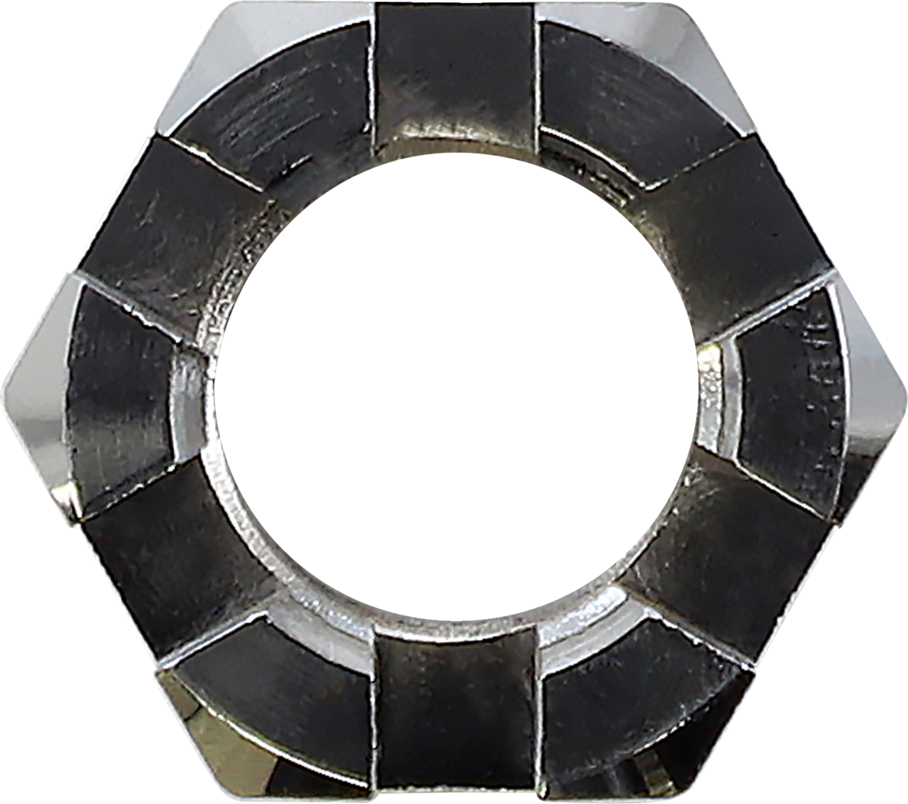Drag Specialties Single Chrome Rear Axle Castle Nut for 2000-2001 Harley Touring