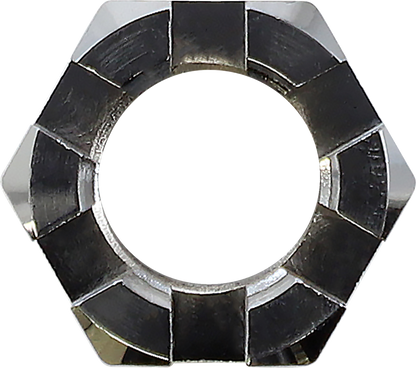 Drag Specialties Single Chrome Rear Axle Castle Nut for 2000-2001 Harley Touring