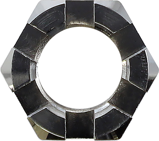 Drag Specialties Single Chrome Rear Axle Castle Nut for 2000-2001 Harley Touring