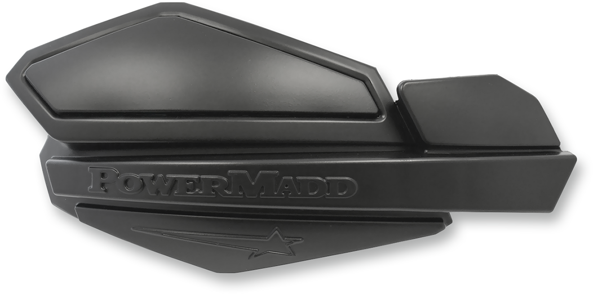 Powermadd Black Handlebar Hand Guard Kit 96-17 Harley Davidson FXSB FXDB FXDWG
