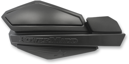 Powermadd Black Handlebar Hand Guard Kit 96-17 Harley Davidson FXSB FXDB FXDWG