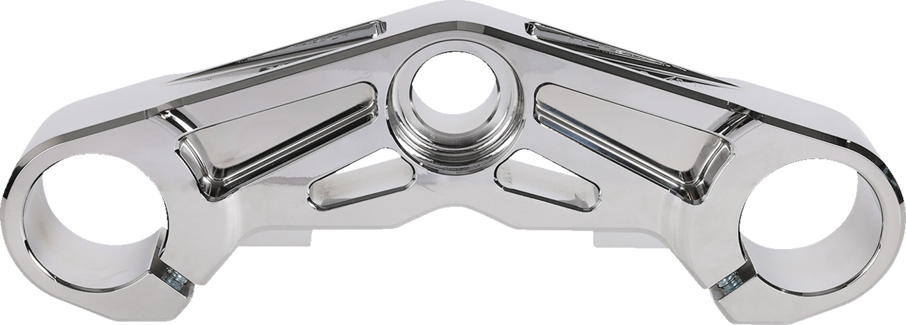 Thrashin Supply Chrome Bottom Triple Tree fits 2024 Harley Road Glide FLTRX